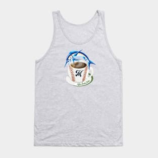 Coffee Breaking Ball with M and Marlin! Tank Top